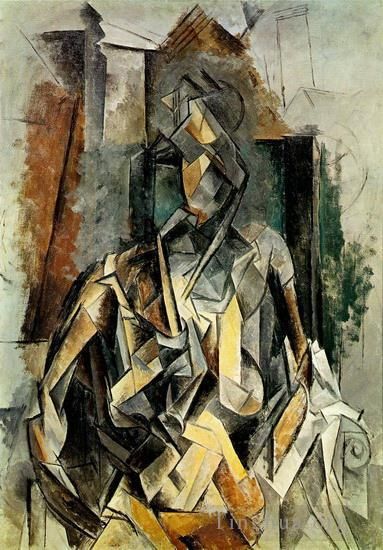 巴勃罗·毕加索 当代各类绘画作品 -  《1916,年的女人》