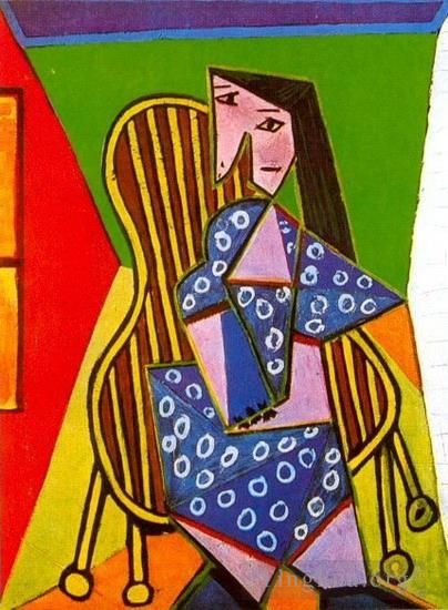 巴勃罗·毕加索 当代各类绘画作品 -  《1919,年的女人》