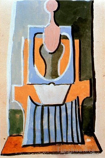 巴勃罗·毕加索 当代各类绘画作品 -  《1923,年的女人》