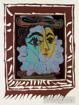 巴勃罗·毕加索的当代艺术作品《开头的女人,1921》