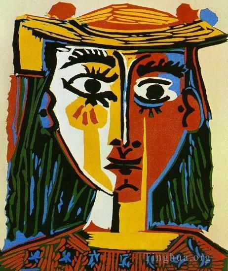 巴勃罗·毕加索 当代各类绘画作品 -  《开头的女人,1935》