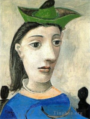 巴勃罗·毕加索的当代艺术作品《开头的女人,2,1939》