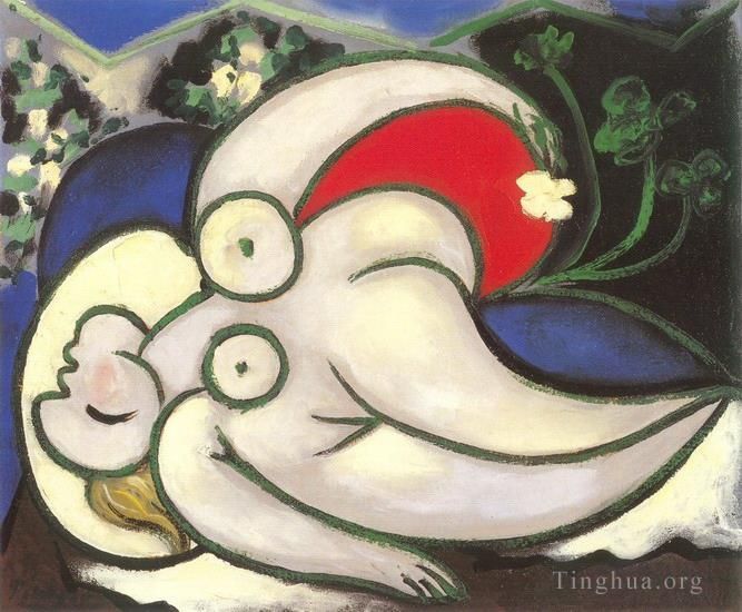 巴勃罗·毕加索 当代各类绘画作品 -  《沙发女郎玛丽·特蕾莎,1932》