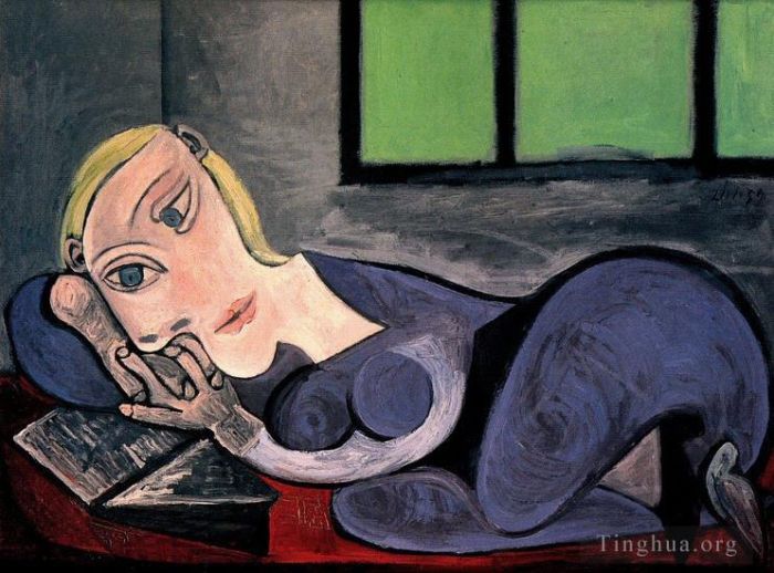 巴勃罗·毕加索 当代各类绘画作品 -  《沙发女郎玛丽特蕾莎,1939》
