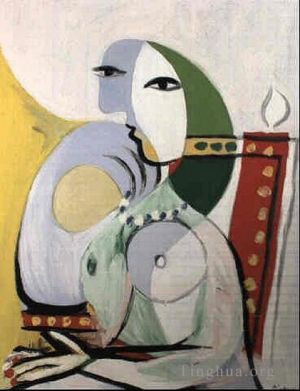 巴勃罗·毕加索的当代艺术作品《女人在一个失败者,2,1932》