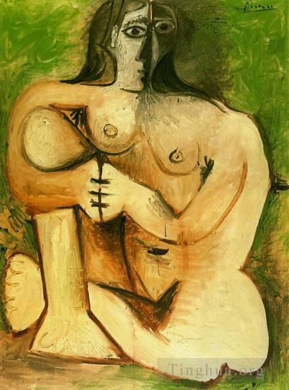 巴勃罗·毕加索 当代各类绘画作品 -  《《女性裸体》,1960》