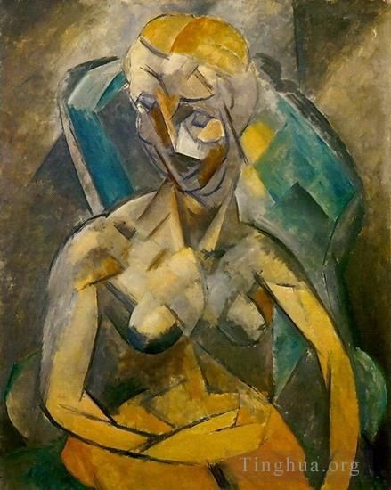 巴勃罗·毕加索 当代各类绘画作品 -  《1913,年的女人》