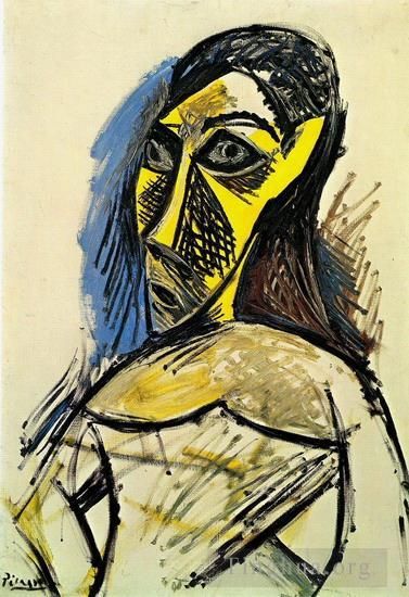巴勃罗·毕加索 当代各类绘画作品 -  《裸体女人,1907》