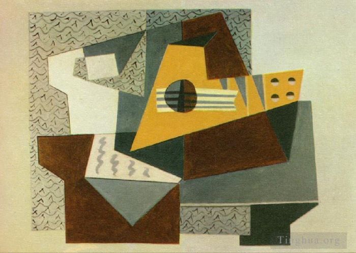 巴勃罗·毕加索 当代各类绘画作品 -  《吉他1924》