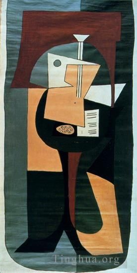 巴勃罗·毕加索 当代各类绘画作品 -  《吉他上的吉他,1920》