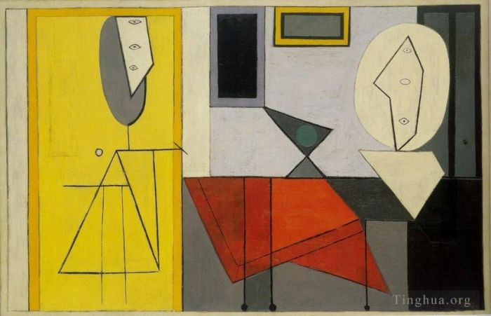 巴勃罗·毕加索 当代各类绘画作品 -  《莱工作室1927》