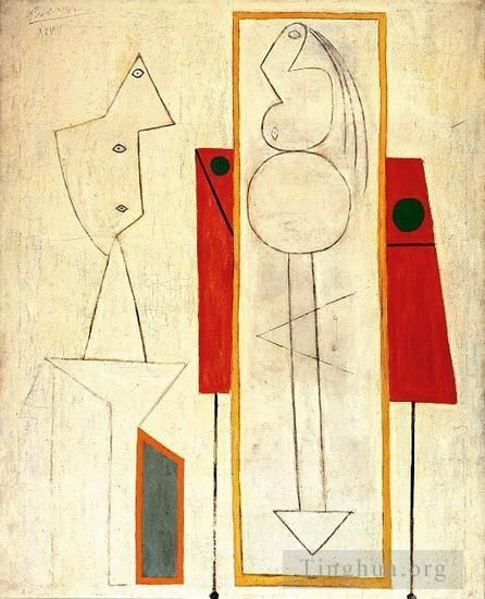 巴勃罗·毕加索 当代各类绘画作品 -  《L工作室1928》