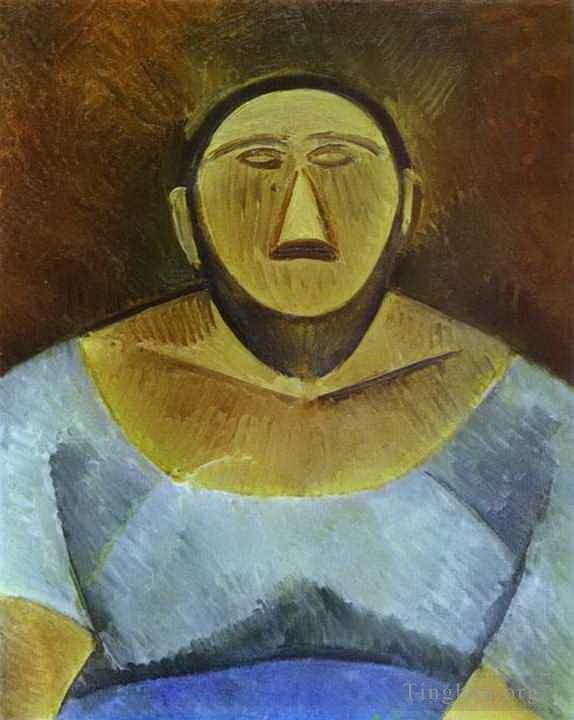 巴勃罗·毕加索 当代各类绘画作品 -  《费米埃尔,1908》