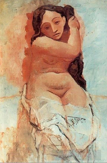 巴勃罗·毕加索 当代各类绘画作品 -  《发型,1906》