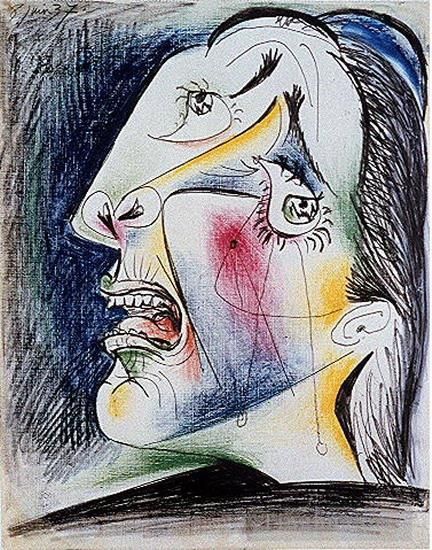 巴勃罗·毕加索 当代各类绘画作品 -  《美丽的女人,1937》