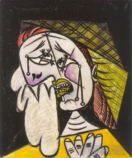 巴勃罗·毕加索 当代各类绘画作品 -  《女人的女人,1937》