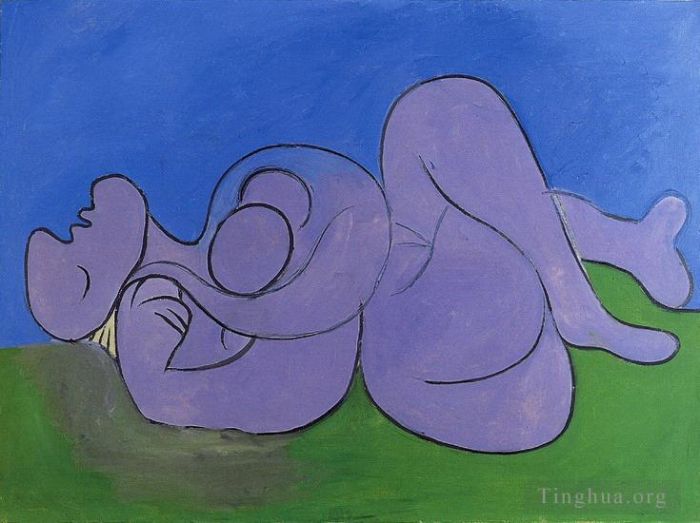 巴勃罗·毕加索 当代各类绘画作品 -  《1919,年午睡》