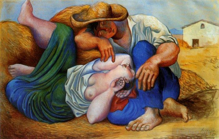 巴勃罗·毕加索 当代各类绘画作品 -  《1932,年午睡》