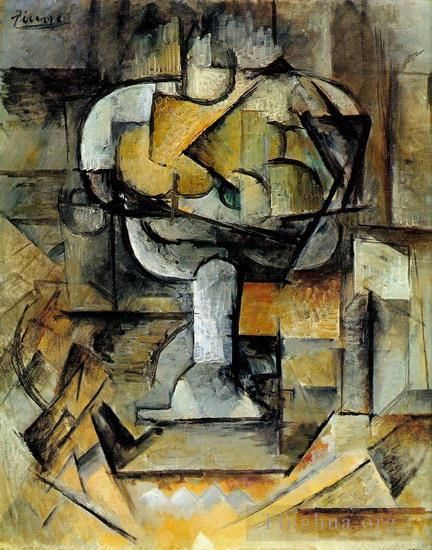 巴勃罗·毕加索 当代各类绘画作品 -  《1920年的勒孔波提尔》