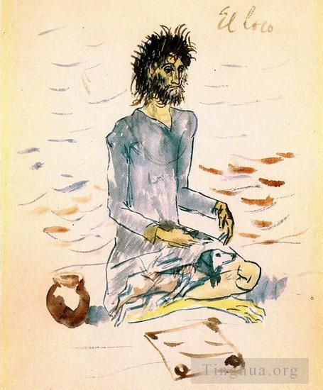 巴勃罗·毕加索 当代各类绘画作品 -  《乐福,1904》