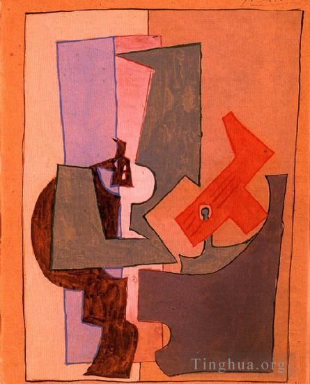 巴勃罗·毕加索 当代各类绘画作品 -  《游击队,1914》