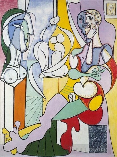 巴勃罗·毕加索 当代各类绘画作品 -  《雕塑家,1931》
