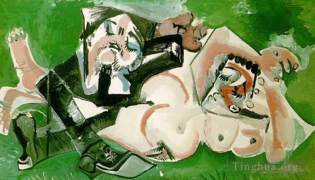 巴勃罗·毕加索 当代各类绘画作品 -  《睡梦中,1965》