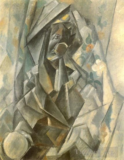 巴勃罗·毕加索 当代各类绘画作品 -  《麦当娜,1909》