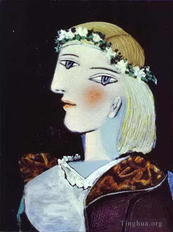 巴勃罗·毕加索 当代各类绘画作品 -  《玛丽·特蕾莎·沃尔特,4,1937》