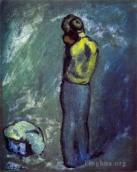 巴勃罗·毕加索 当代各类绘画作品 -  《纯粹和孩子,1902》
