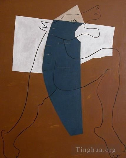 巴勃罗·毕加索 当代各类绘画作品 -  《牛头怪新闻,1928》