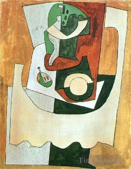 巴勃罗·毕加索 当代各类绘画作品 -  《自然之死,au,gueridon,等,1920》