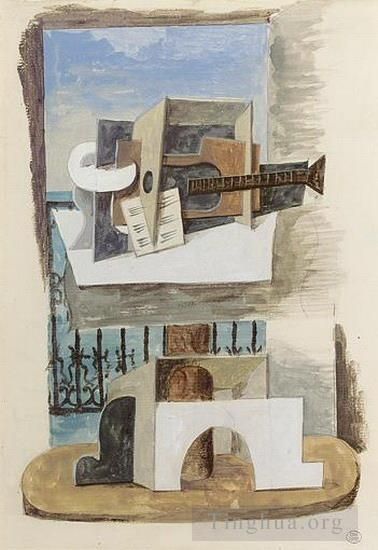 巴勃罗·毕加索 当代各类绘画作品 -  《自然之死,1919》