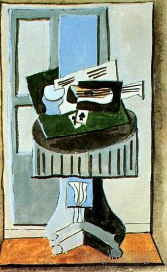 巴勃罗·毕加索 当代各类绘画作品 -  《自然死亡,3,1919》