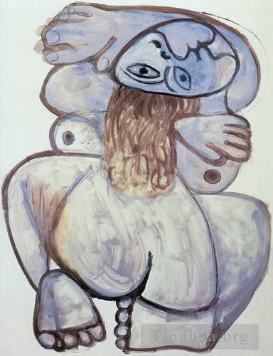 巴勃罗·毕加索 当代各类绘画作品 -  《努阿库皮,1971》