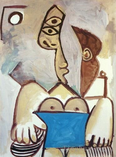 巴勃罗·毕加索 当代各类绘画作品 -  《努阿西斯,1971》