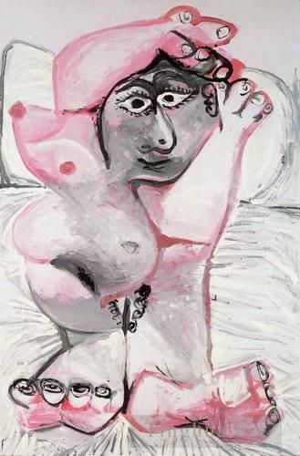 巴勃罗·毕加索 当代各类绘画作品 -  《怒沙发,1967》