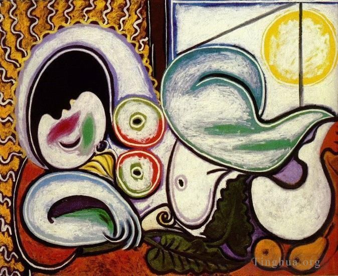 巴勃罗·毕加索 当代各类绘画作品 -  《努沙发,1922》