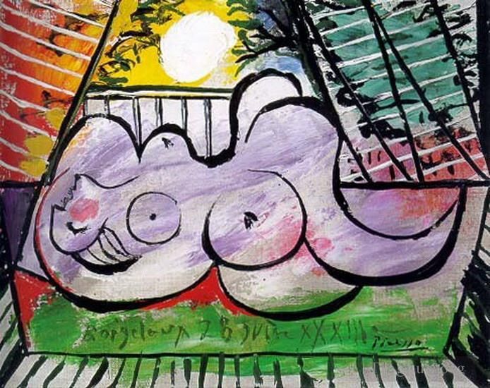 巴勃罗·毕加索 当代各类绘画作品 -  《努沙发,1932》