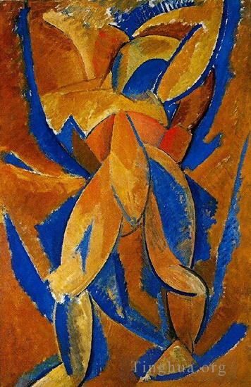 巴勃罗·毕加索 当代各类绘画作品 -  《怒首演,1928》
