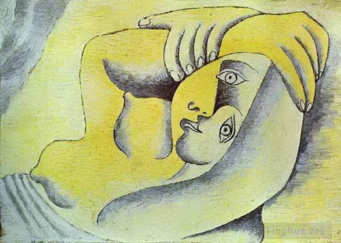 巴勃罗·毕加索 当代各类绘画作品 -  《海滩上的裸体,1929》