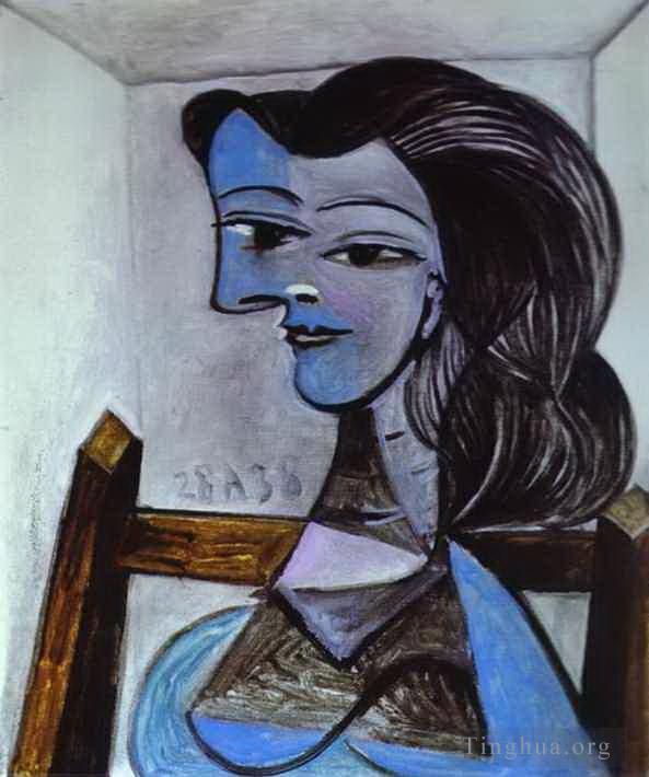 巴勃罗·毕加索 当代各类绘画作品 -  《努施·艾吕雅,2,1938》