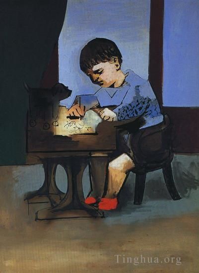 巴勃罗·毕加索 当代各类绘画作品 -  《保罗·德西南,1923》