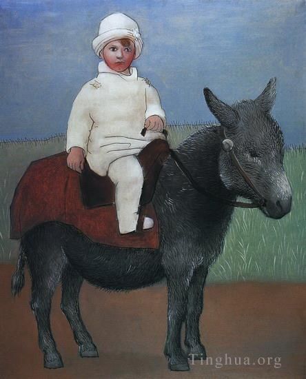 巴勃罗·毕加索 当代各类绘画作品 -  《《保罗河畔的阿尼》,1923》