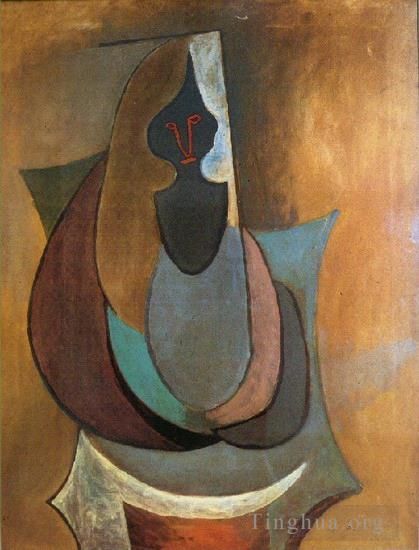 巴勃罗·毕加索 当代各类绘画作品 -  《人物1917》