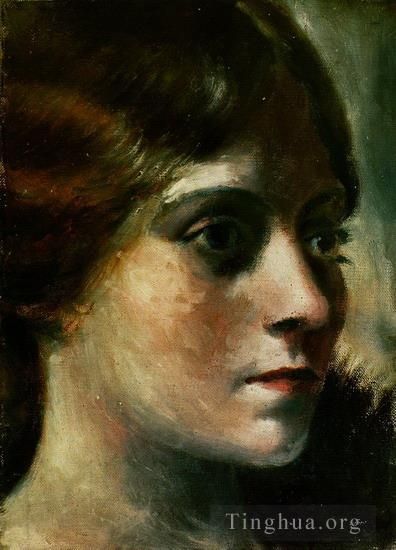 巴勃罗·毕加索 当代各类绘画作品 -  《奥尔加肖像,1917》