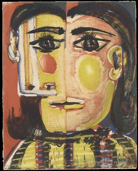 巴勃罗·毕加索 当代各类绘画作品 -  《多拉·玛尔肖像,1942》