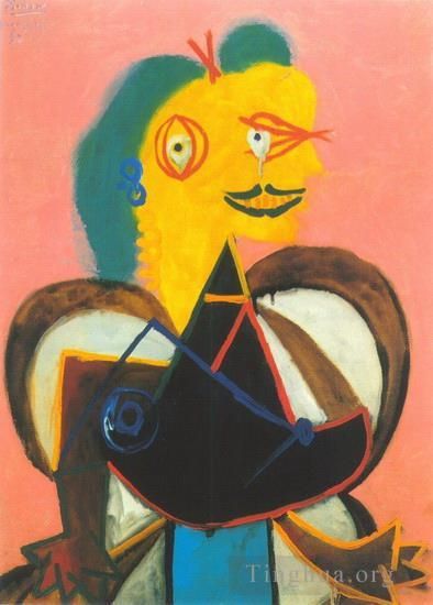 巴勃罗·毕加索 当代各类绘画作品 -  《李·米勒肖像,1937》