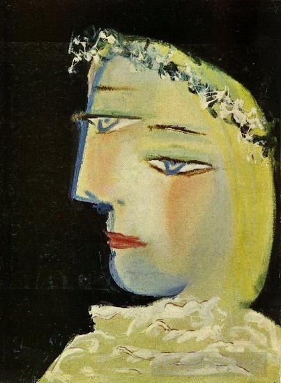 巴勃罗·毕加索 当代各类绘画作品 -  《玛丽·特蕾莎肖像,1937》