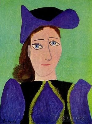 巴勃罗·毕加索的当代艺术作品《奥尔加女士肖像,1920》